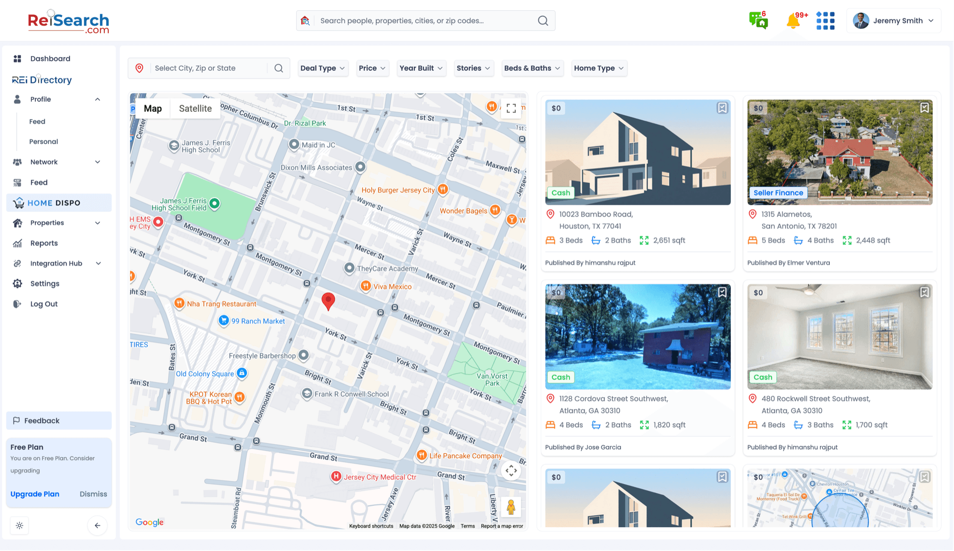Reisearch Platform — interface screenshot