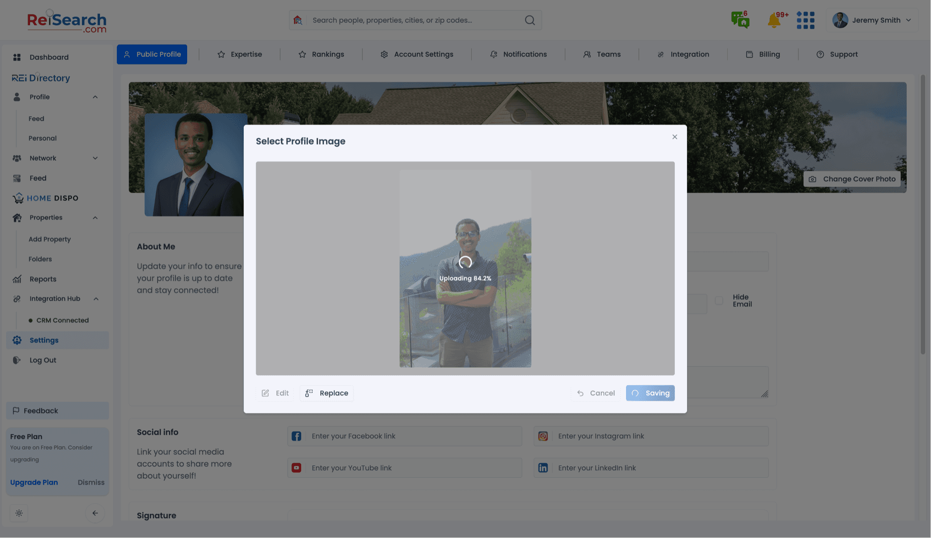 Reisearch Platform — interface screenshot